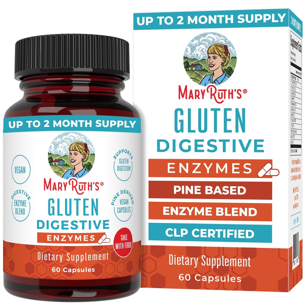 MaryRuth Organics Gluten Enzymes Kapsule 