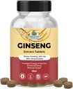 Neverjetni botanični Panax Ginseng Extract tablete - 200mg Zelo močan 80% ginsenozidi za energijo & sprostitev - Naravni zeliščni dodatek za Cognitive Booster - 30 tablet