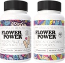 Rože moč - Passion Pills Libido Booster & Boric Acid Suppositorys – Vse naravno Feminine Care paket za izboljšano Libido, Odor nadzor, in uravnoteženo zdravje vaginal – 60 Veganske kapsule, 600mg – Ma