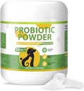 Dog Probiotic Prašek Prebavne encime 12 OZ Powder Plus Prebiotiki Probiotiki Encimi Preprečuje razburkane želodčne črevesne prebavne zdravstvene podpore Imunski probiotiki Prašek za diarejo