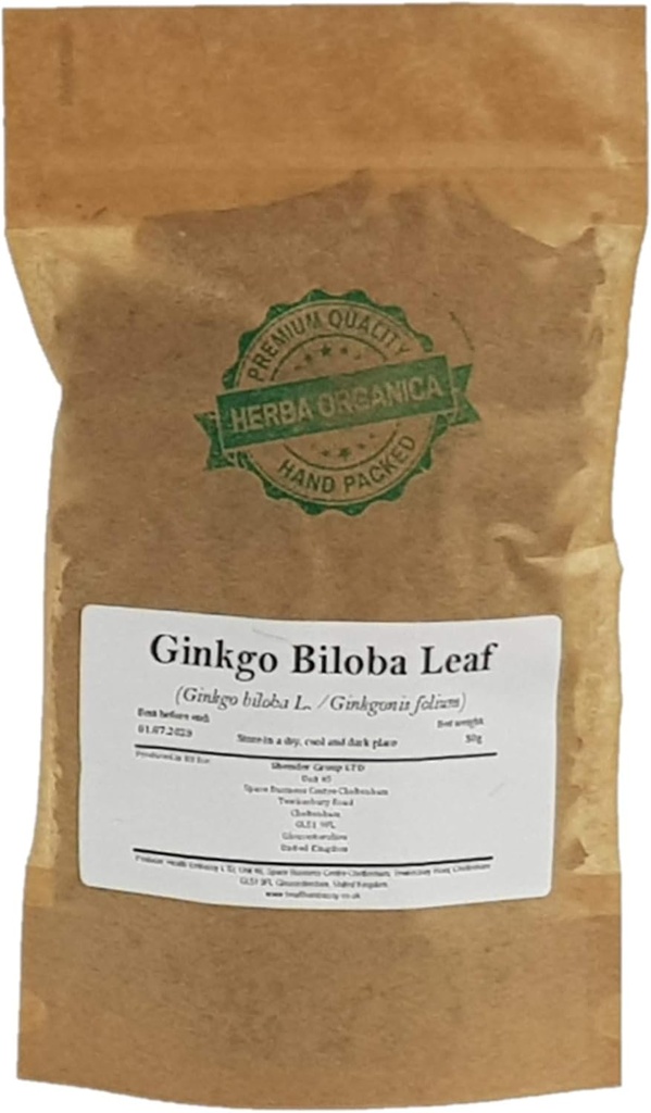 Herba Organica Ginkgo Biloba Leaf - Ginkgo Biloba L - Zeliščni čaj (50g)