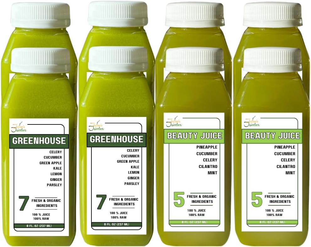 1 Day Organic Raw Low Sugar Juice Clease - Izguba teže, Curve Cravings & Ponovni zagon vašega sistema - Super za otroke preveč!
