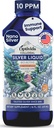 Optivida Health Nano Colloidal Silver Liquid (1 LB) – Imunska podpora dodatki s srebrovo hidrosol, Tekoča za imuno podporo, Koloidno srebro za imunski sistem, 10 PPM.