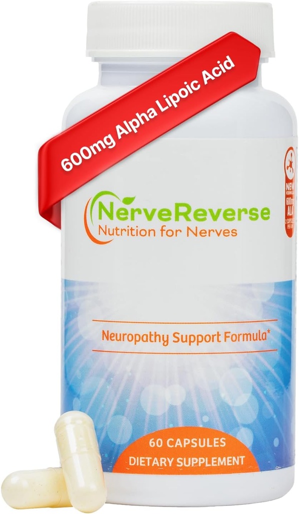 NerveReverse Neuropatia Support Formula kapsule - 3 pakiranja (3 steklenice) - 90 dnevna dobava
