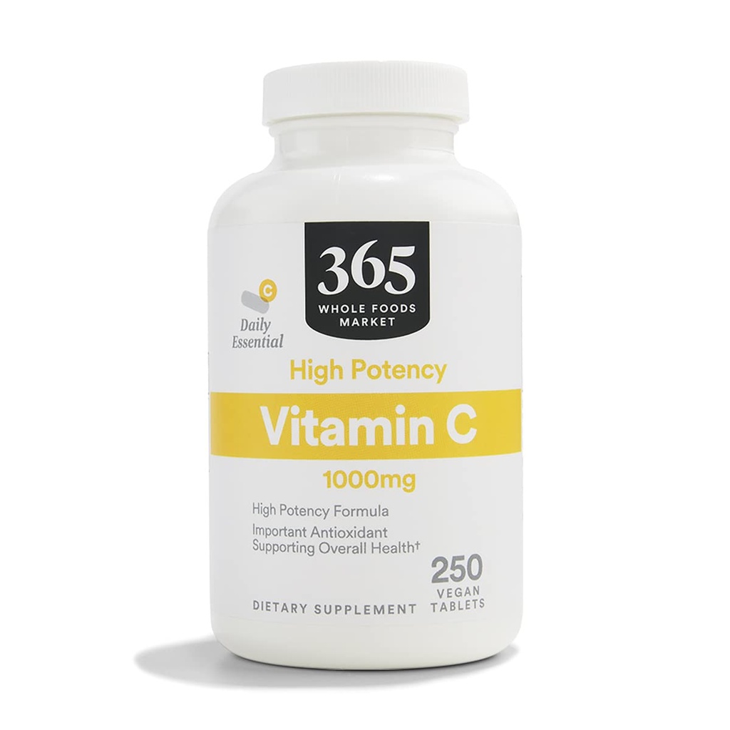 365 Po celotnem trgu živil, Vitamin C 1000Mg, 250 Število