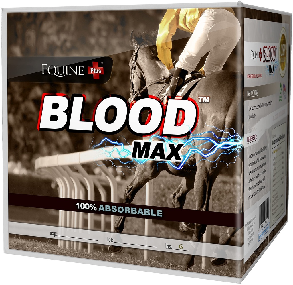 (6 lbs.) - Performance Red Blood Cell Health Graditelj za konje - 100% Absorbirano železo, baker, cink in B kompleksni vitamini
