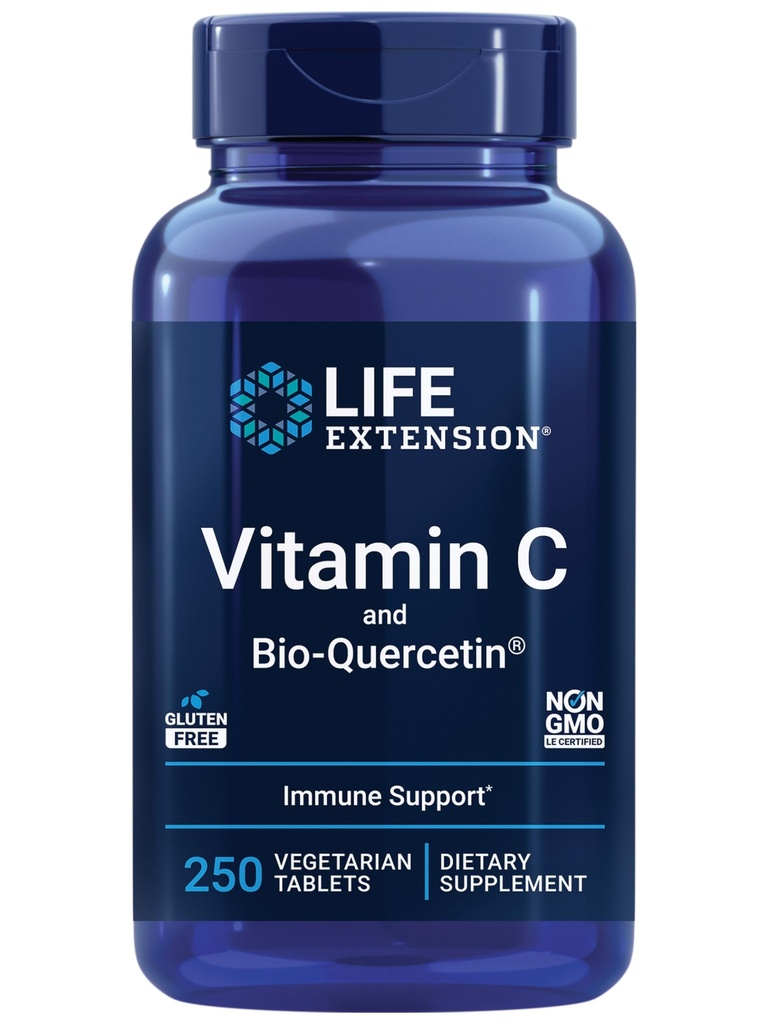 Life Extension Super Omega-3 ribje olje, Sezam in ekstrakt oljk z vitaminom C in Bio-Quercetin Phytosome - 240 Softgels & 250 tablet