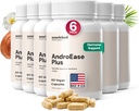 Hranilna AndroEase Plus za zdravje žensk - cink, Reishi, zeleni čaj in žaga Palmetto za ženske - za energijo, vitalnost, obrazne lase in dnevno wellness - 360 Kapsule, Izdelano v ZDA