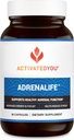 ACTIVATEDAYOU AdrenaLife- Mirnost in sprostitev Adrenalna podpora dodatek za razbremenitev stresa, nemiren spanec, in osredotočena energija w/magnezij, vitamin B12, & Rhodiola Rosea Extract (90 kapsul)