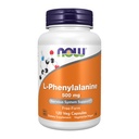 NOW Food Supplements, L-fenilalanin 500 mg, Podpora za živčevje*, aminokislina, 120 Veg kapsule