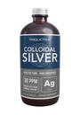 Bioaktivni koloidni srebro - 8 oz, steklena steklenica, veganski, varni odmerki z največjo učinkovitostjo - Nano ioni, 30 PPM - Imunska podpora (48 Serving)