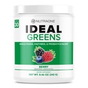 NutraOne Idealne zelene Antioksidant in hranilno-rish Superfood Greens Powder dodatek Berry- 30 Servings