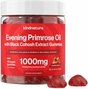vrsta Večer Primrose olje Gumies za ženske – 1000mg s črnim Cohosh Extract – Hormonsko ravnovesje, PMS & Menopause Podpora – Vegan, Sugar-free, Non-GMO