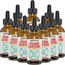 Liposomski glutation Liquid 2000MG – Antioksidant Detox dodatek za ženske in moške, staranje obrambo, funkcije jeter in energije, s hialuronsko kislino + Aloe Vera + vitamin C, Natural & Vegan, 20 FL.OZ