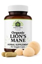 Kapsule Mane Levi - ne-GMO & Kosher Certified Lions Mane Kapsula gob za kognitivno funkcijo, zdravje živcev, rast možganskih celic, izboljšanje fokusa in spomina - 60 kapsul