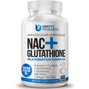 Advanced Complex-NAC dodatek (N-Acetil L-Cysteine) 600mg z L-Glutatione 500mg in mleko Thistle ekstrakt-Potent Antioksidant-Immune Funkcija Podpora Dihalni zdravje-pospešuje jetrno ledvično detoks