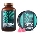 WILD FUEL Keto Candy z MCT olje in kolagen in prebavne encime s probiotičnim in prebiotični paket