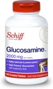 Schiff Glukozamin 2000 mg (na postrežbo) + tablete hialuronske kisline (150 v steklenici), dodatek za skupno nego, ki pomaga podpreti skupno mobilnost in prilagodljivost, podpira strukturo kartilaže