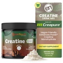 EarthNutri Kreatin monohidrat v prahu - Pure Creatine dodatek za mišično moč, moč in zmogljivost – Ne-GMO, brez sladkorja, brez dodatkov – za moške in ženske, brez arome 250g