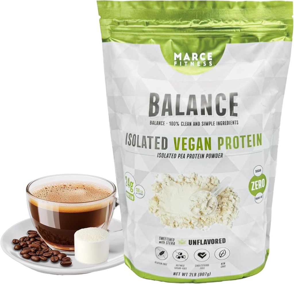 Izolirani veganski protein brez arome 2 funta