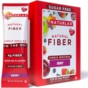 Psyllium Husk Fiber v prahu brez sladkorja (Berry - 24 paketov)
