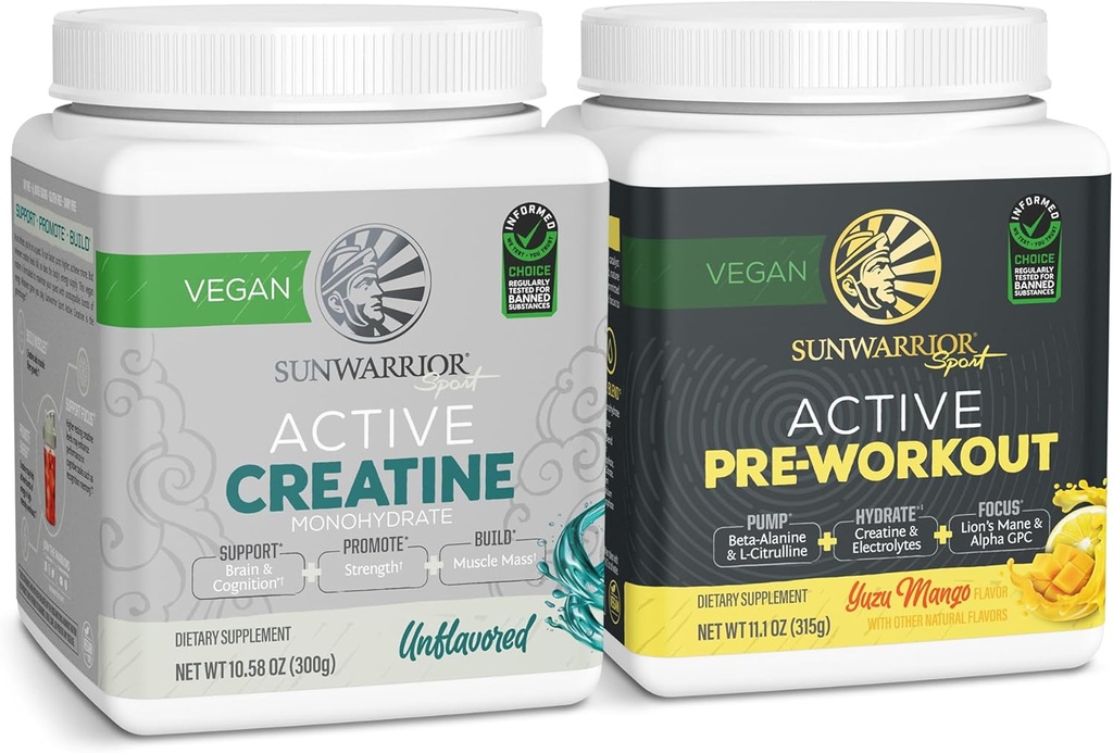Active Preworkout Hidracija Mešanica & Kreatin Monohidrat v prahu Set 