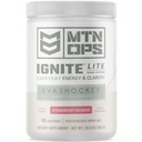 MTN OPS Prižiganje Energijski napitek v prahu Brez glutena Dodajanje dušikovega oksida Mešanica, L Arginin, L Citrulin, Kofein & Nootropic Sugar Prosti napitek Mešanica, 45 Serving, Jagodna Daiquiri Flavor by Eva Shockey