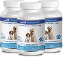 Dog Muscle Builder dopolnila - Ultra Vitamini za pse - Chews - Močna Formula - Mineral Complex - Dog Calcium Chews - 270 obravnava (3 steklenice)