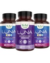 Nested Naturals Luna Otroci spanje dodatek (60 Žvečljive tablete) & Luna Natural spanja (60 Veganske kapsule)