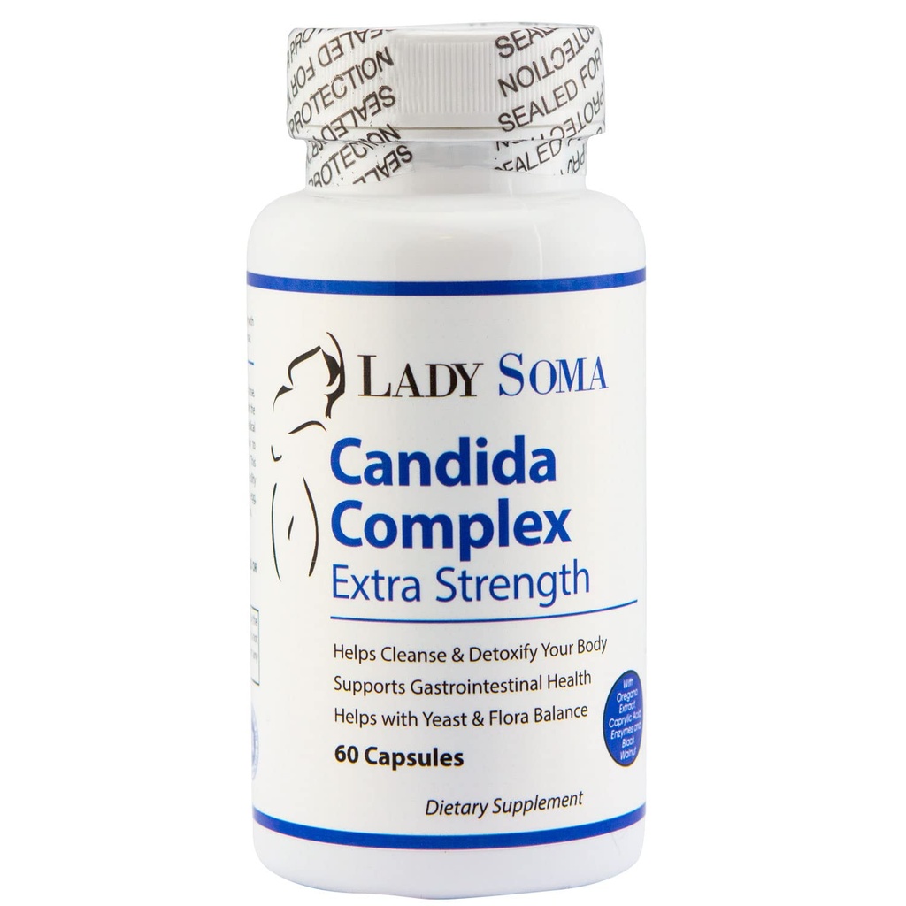 Lady Soma Candida Complex - Extra Jakost Kvas & BV Kapsula za prekomerno rast