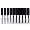 AKOAK 10 Packs 4ml Transparent ponovno uporabo prazna steklenica vsebnik ličila kozmetični orodje za trepalnice rast olje / maskara z čopič za domov in potovanja