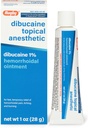 Rugby Dibukain Topična Anestetika 1% Hemorrhoid Mazilo - Bolečina Relief Cream za srbenje in opekline, Hemorhoid zdravljenje, Anti srbečica krema 1 Oz (1 pakiranje)