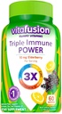Triple Imunska moč Gummy Vitamini Združljivi z Vitafusion, 60ct-L8