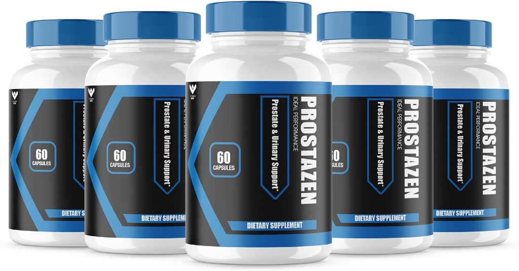 (5 pakiranj) Prostazen Kapsule, uradne Prostazen tablete za podporo Prostate Health, Prostazen Plus Premium Prostate Formula, Prostazen za zdravo prostato, Prosta Zen Pastillas Mnenja (300 kapsul)