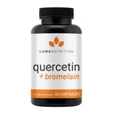 Luma Nutrition Quercetin 500mg - Quercetin z bromelainskim dodatkom - antioksidant - Imunska podpora - Vegan & Gluten - 60 kapsul