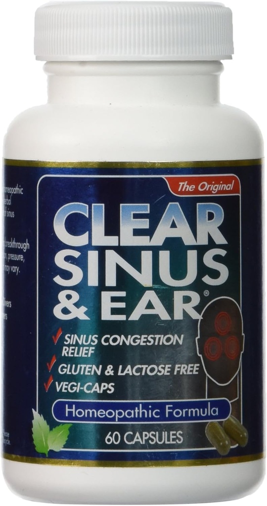 Počisti izdelke Homeopatska Formula, Sinus in uho, 60 Count