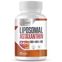 Liposomski astaksantin Dodatek 24 MG, največja absorpcija, antioksidant močnejši od VIT C, brez GMO & gluten - 60 Mehčalci( 2 meseca dobave)