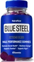 Blue Steel Gummies for Men, Daily Nutrition to Boost Zaupanje in splošno zdravje, Vse naravne dodatke za podporo Vrh zmogljivosti, Uradni moški Gummy, BlueSteel Komentarji (60 Gummies)