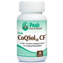 Vrh CoQSol10 CF - 100% Crystal-free Ubiquinol KoencimQ10 za izboljšano biorazpoložljivost - Ubikinol CoQ10 - Naravne energije Booster - Podpira Immunity, Brain and Heart Health (30 kapsul)