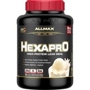 ALLMAX Nutrition HEXAPRO, francoska Vanilla - 5 lb - 25 Gram beljakovin na strežbo - 8-urna release - Zero Sugar - 52 Servisi
