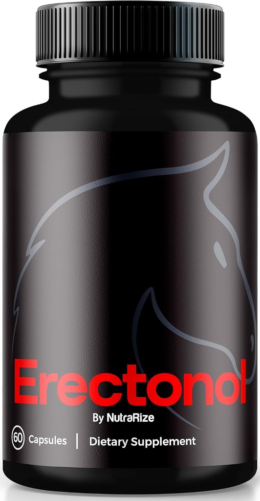 Erectonol Kapsule za moške, Erectonol moški prehrana dodatek, Dnevna formula za moške Wellness in Vrh uspešnosti, Napredne tablete Formule za aktivni življenjski slog, Pastillas Mnenja (60 Kapsule)