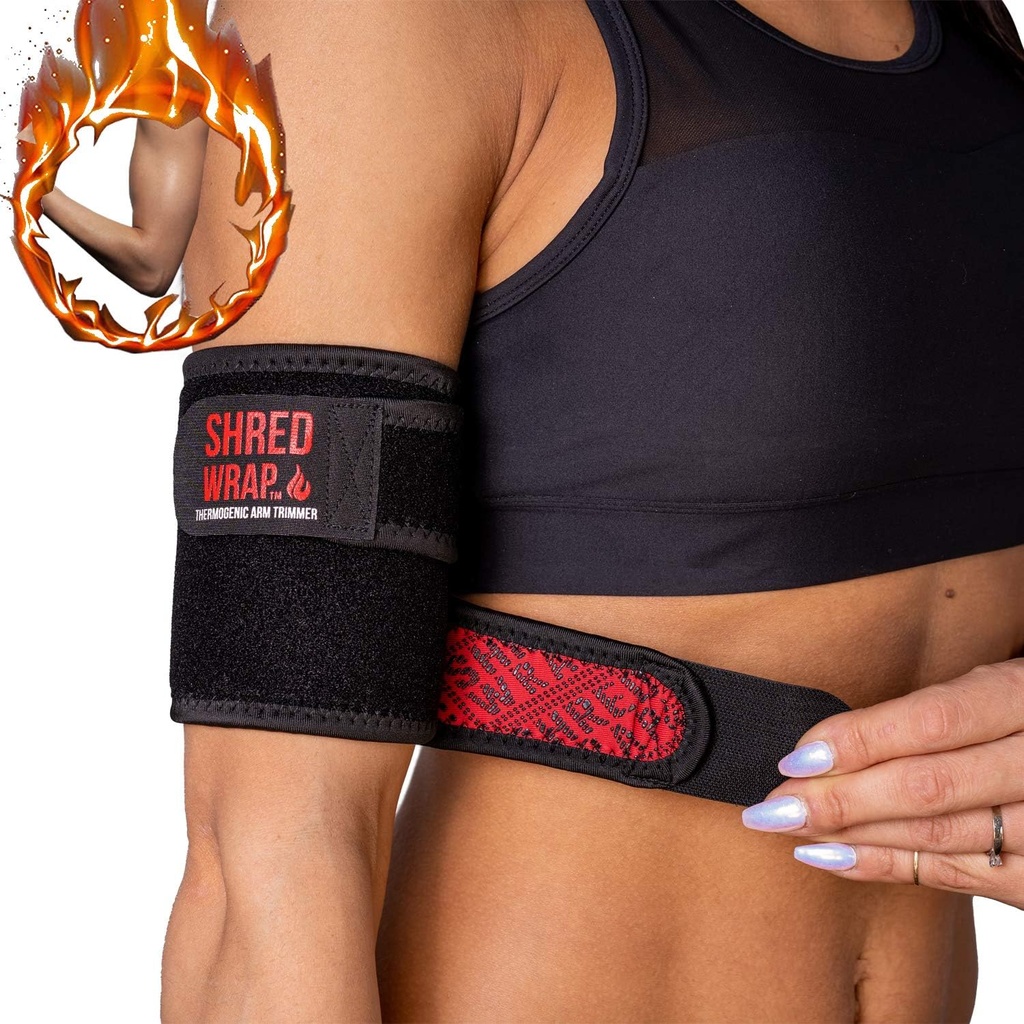 Iron Bull moč Shred Ovitki za roke - Termogene roke Trimmers za hujšanje - Premium Fat Burning Bands z limming tehnologijo - Arm Body Ovinki Toner in Shaper