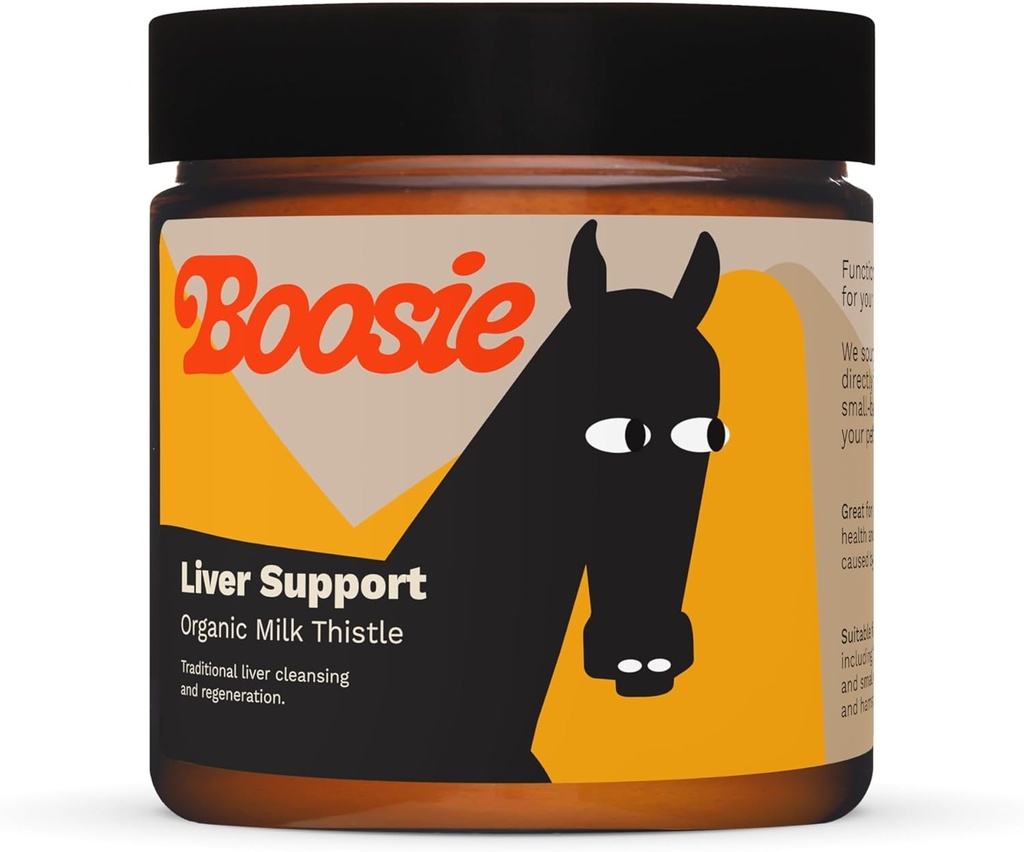 Boosie Organsko mleko Thistle prašek za pse in mačke - podpira delovanje jeter in imunski sistem - Antioksidant - bogat s Silymarin - 100% Natural Brez dodatkov ali konzervansov - Pet Nutrition