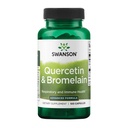 Swanson Quercetin & Bromelain- Promote za zdravje dihal-aid Sezonski imunski sistem-podpora ravni holesterola že w/i Normalni razpon 100 Caps (250mg Quercetin/78mg Bromelain)