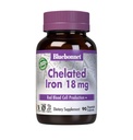 Bluebonnet Nutrition Chellian Iron 18 mg - nezaščiteno železo - brez soje, brez glutena, brez glutena, brez GMO, Kosher Certified, Dairy-free, Vegan - 90 Zelenjavnih kapsul, 90 Serving