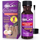 SILKA Max moč Antiglivična tekočina za zdravljenje nohtov s čopičem, Rezultati v 1 tednu, Nail Fungus zdravljenje poškodovanih nohtov, Athlete's Foot zdravljenje, Tolnaftate 1% 0,45 Fl Oz