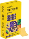 Kurkumin Turmeric Strips iz kurkumin korena ekstrakt, Piperine, Vitamin C, Vitamin K2, Non GSO, Sugar Free, Maja Podpora Jetra - 30 peroralnih trakov (Orange)
