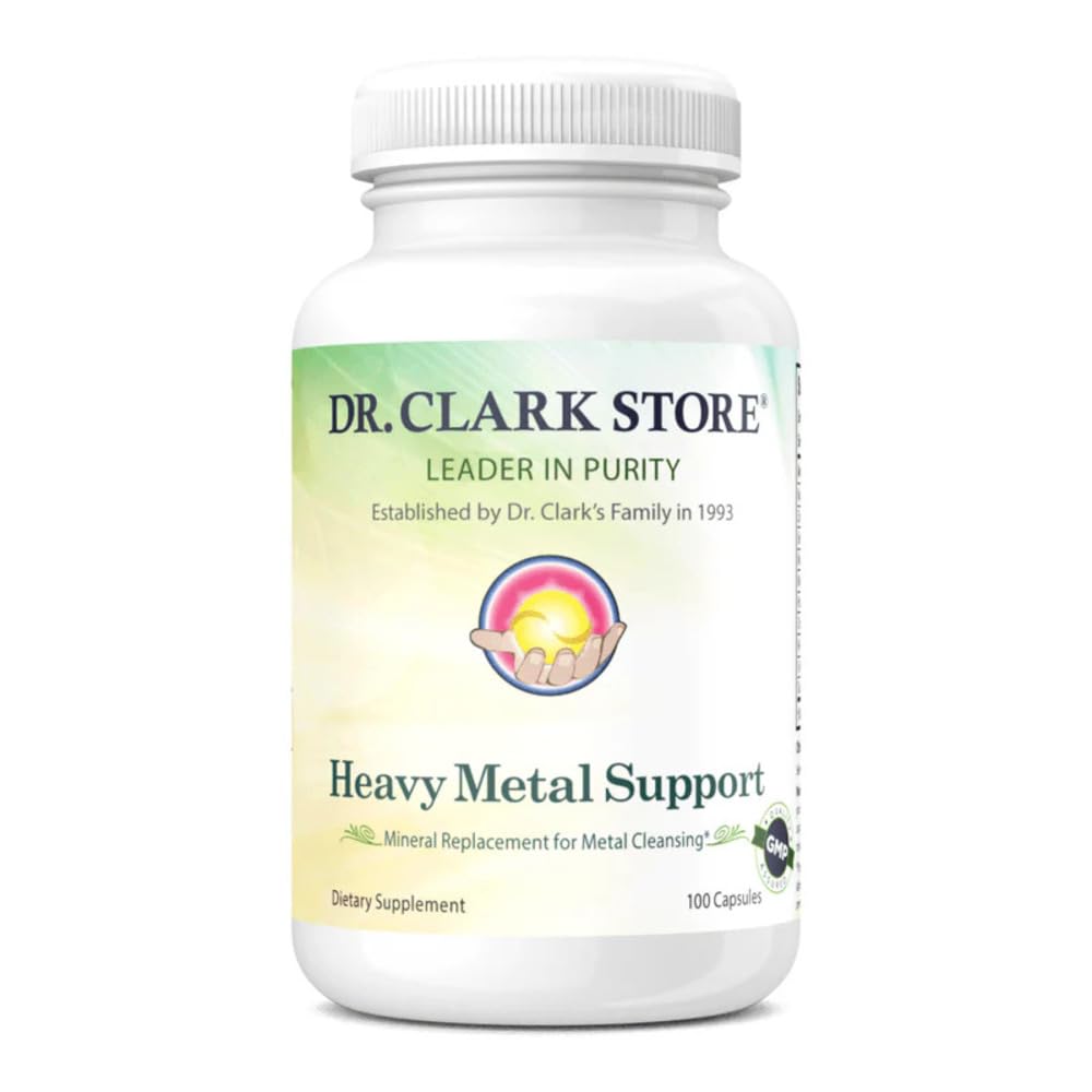 Dr Clark Store Heavy Metal Support, Mineralna zamenjava za čiščenje kovin, 100 kapsul