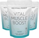 Vital Muscle Boost- Premium myHMB in vitamin D3 dodatek za odrasle– Patented HMB Powder 3000mg- za zdrave mišice, energijo in živahno aktivno življenje- podpira sintezo beljakovin in moč