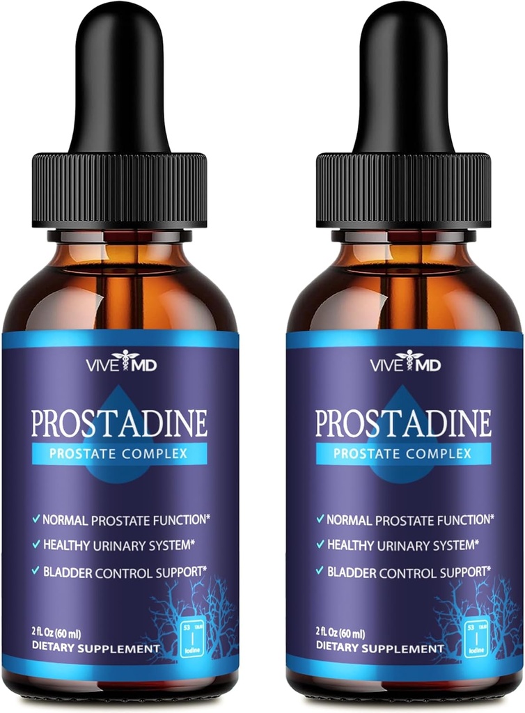 Vive MD Prostadine Kapljice za zdravje prostate, Bladder uriniranje vprašanja - Prostadine Uradna spust Formula za dodatno moč s Pomegranate - Prostadine Reviews (paketa 2)